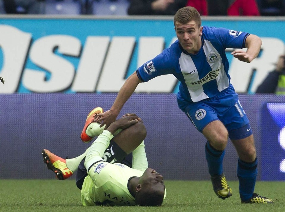 Halsey missed the foul by Callum McManaman on Massadio Haidara