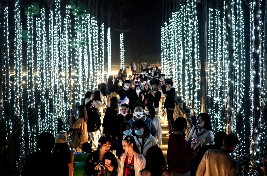 Wuhan celebrates Halloween as it is scrapped in several countries around the world