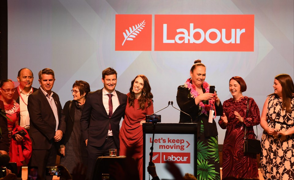 Ms Ardern thanked her supporters during her victory speech to Labour Party members