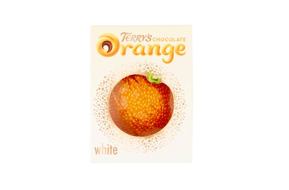 Terry's chocolate orange now comes in a white chocolate flavour