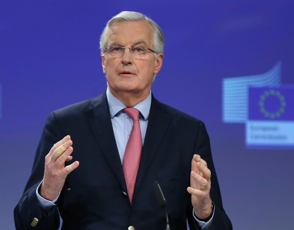 Michel Barnier turned a blind eye to orders and promised to 'speed up' talks