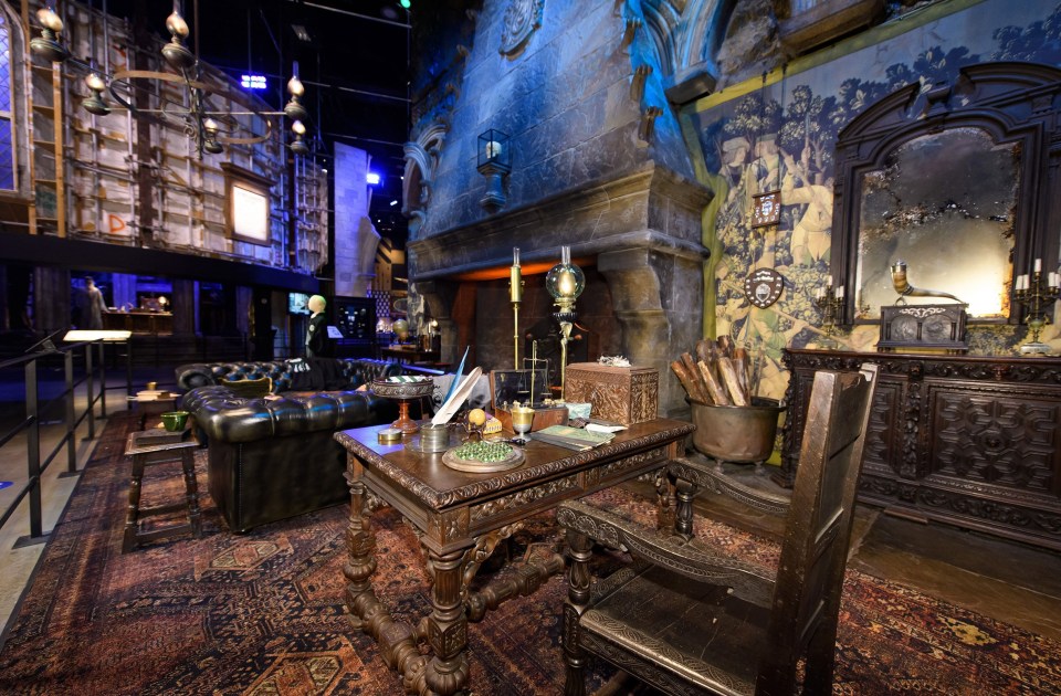 Slytherin fans can explore the common room at Harry Potter Studios