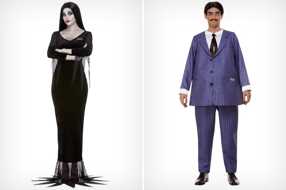 Morticia and Gomez Addams/