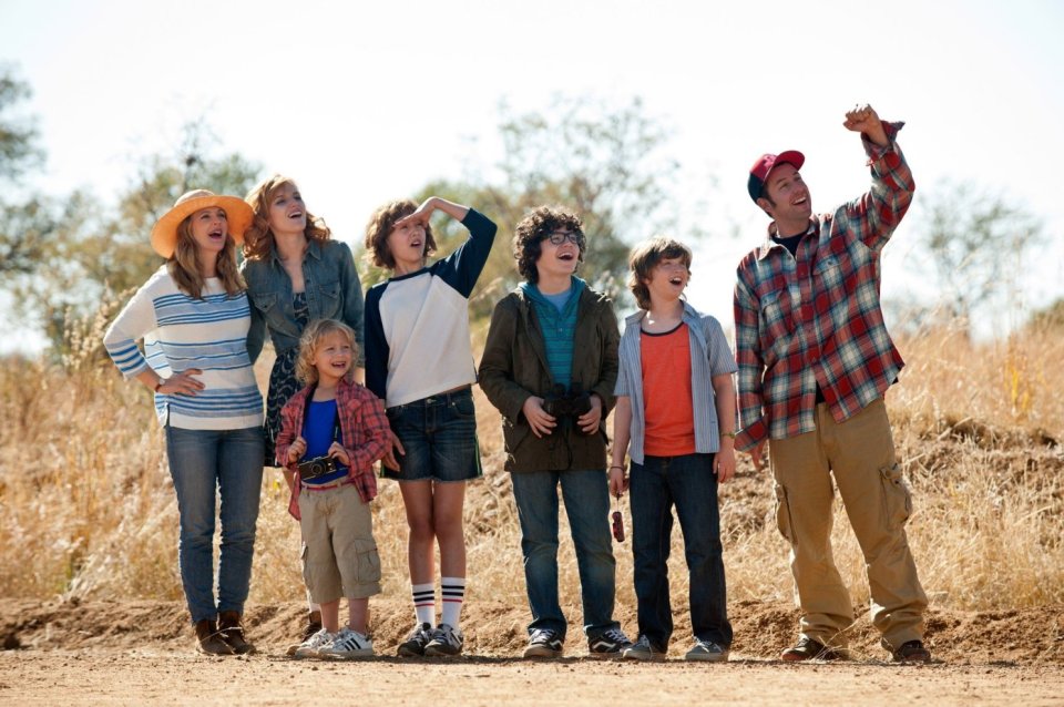  Drew Barrymore and Adam Sandler reunite on-screen for Blended