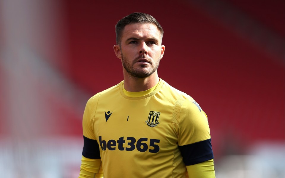 Jack Butland could be on his way to Crystal Palace after losing his starting spot at Stoke City