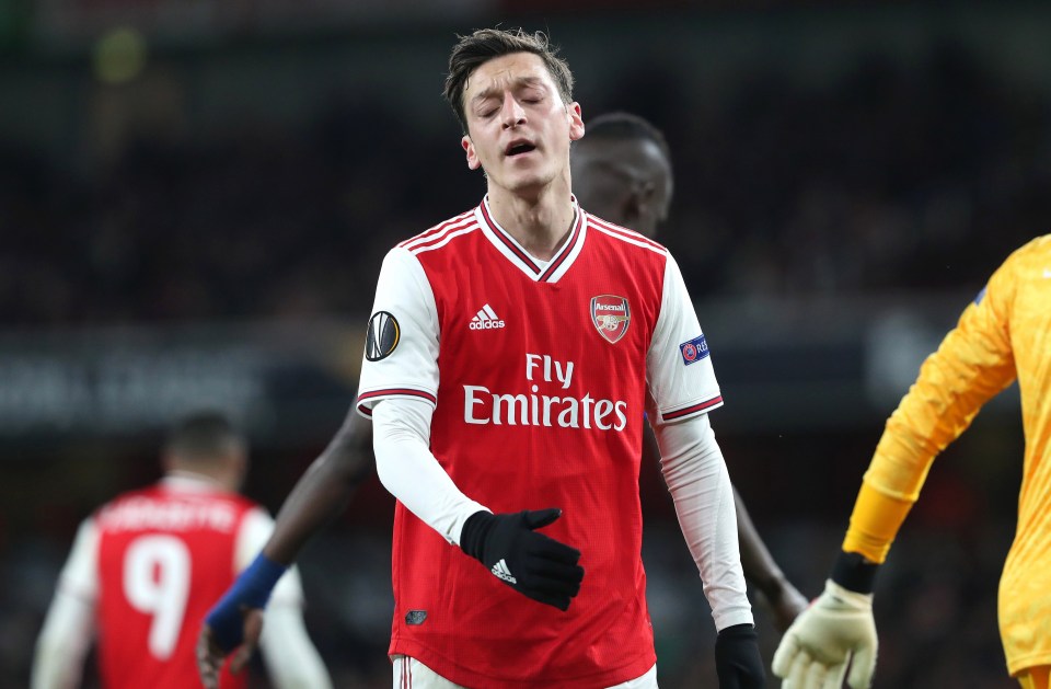 Mesut Ozil has blasted Arsenal over their ‘lack of loyalty’ towards him