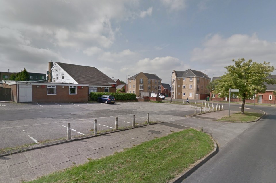 The crash unfolded at the entrance of The Harehill Tavern off Underwood Road, Hyde