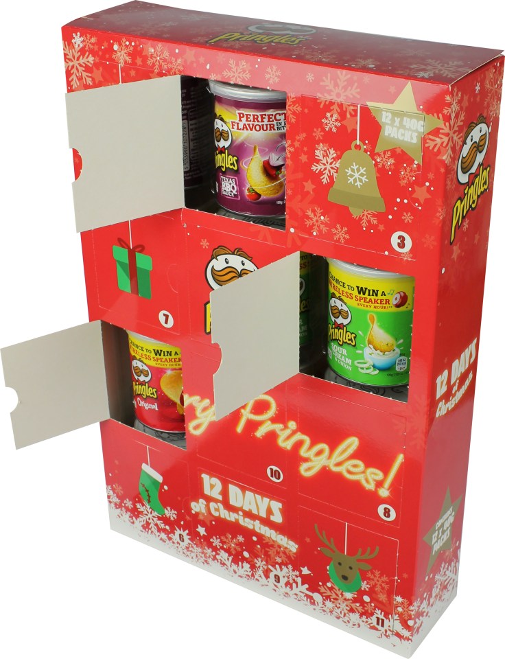 The Pringles Advent Calendar is now on sale at Wowcher