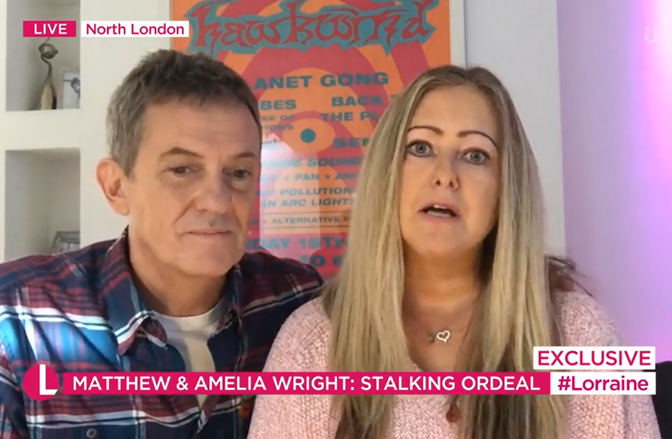 Matthew and Amelia bravely opened up on Lorraine