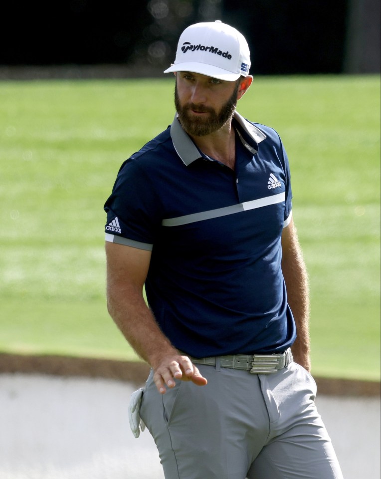 Dustin Johnson hit the front on nine under par after two rounds