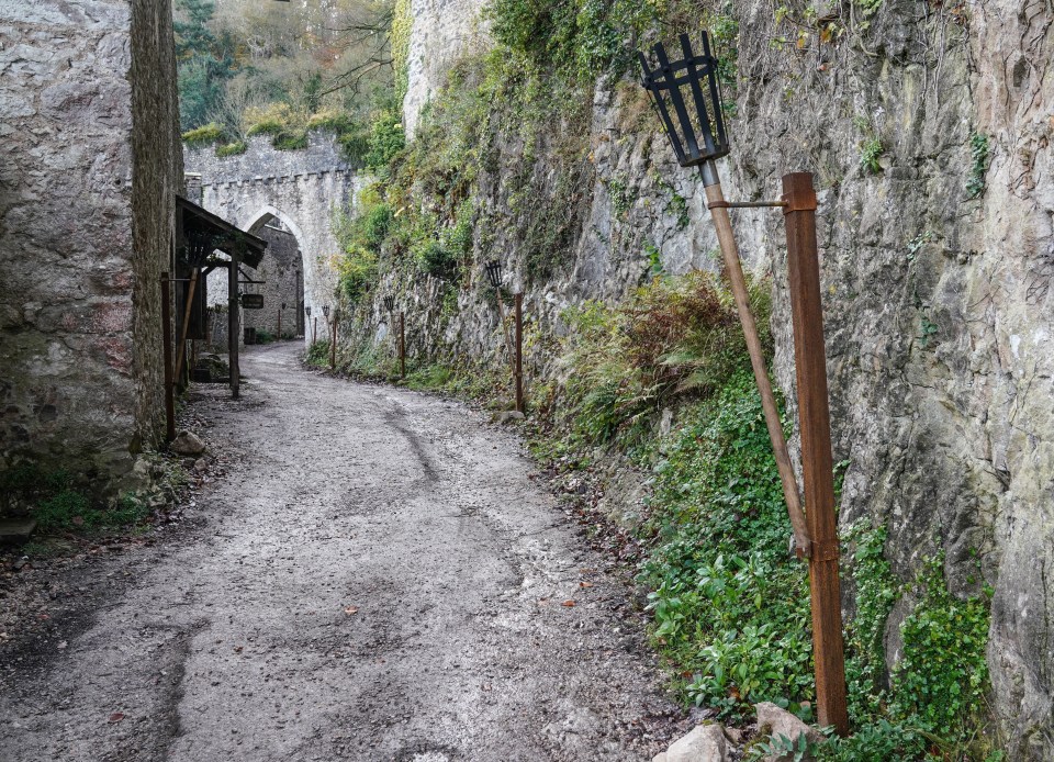 The ancient building, which is said to be haunted, dates back to the 14th century