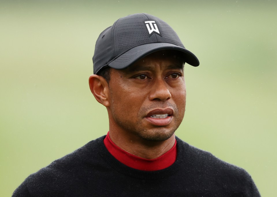 Woods famously crashed his car outside the property