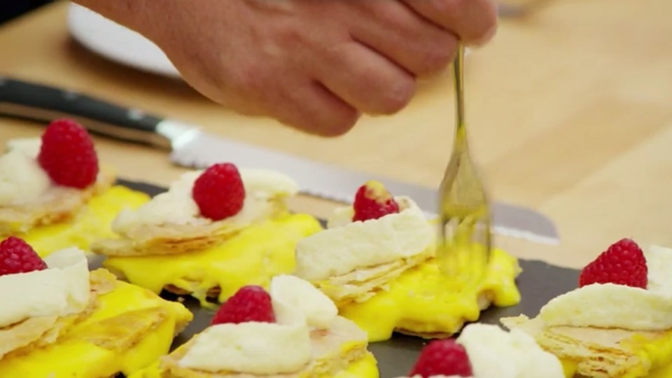 Laura's misshaped custard slices were slammed by the judges 