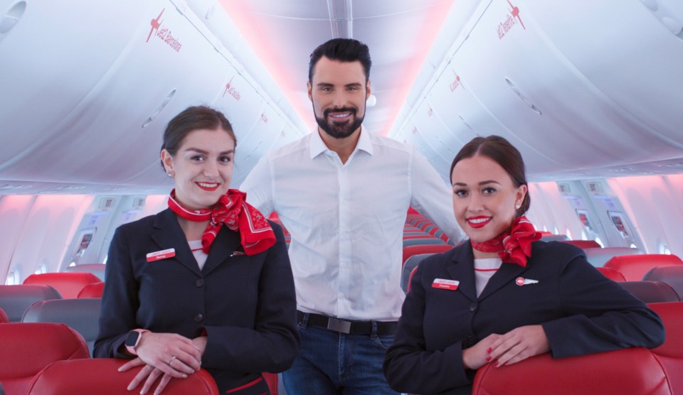 These flight attendants work for the third-largest scheduled airline in the UK