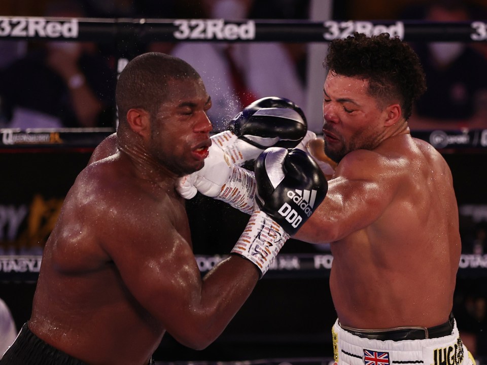 Joyce's jab was a constant threat throughout the fight 