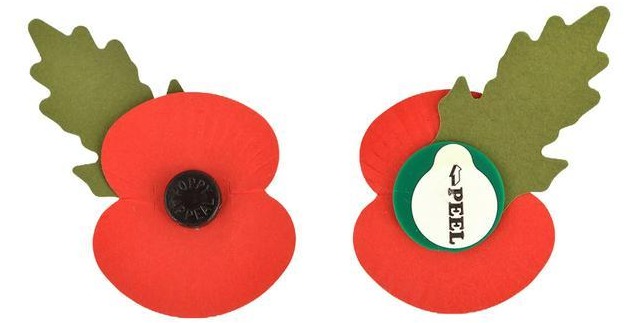 Sainsbury's is selling this paper poppy online for £1