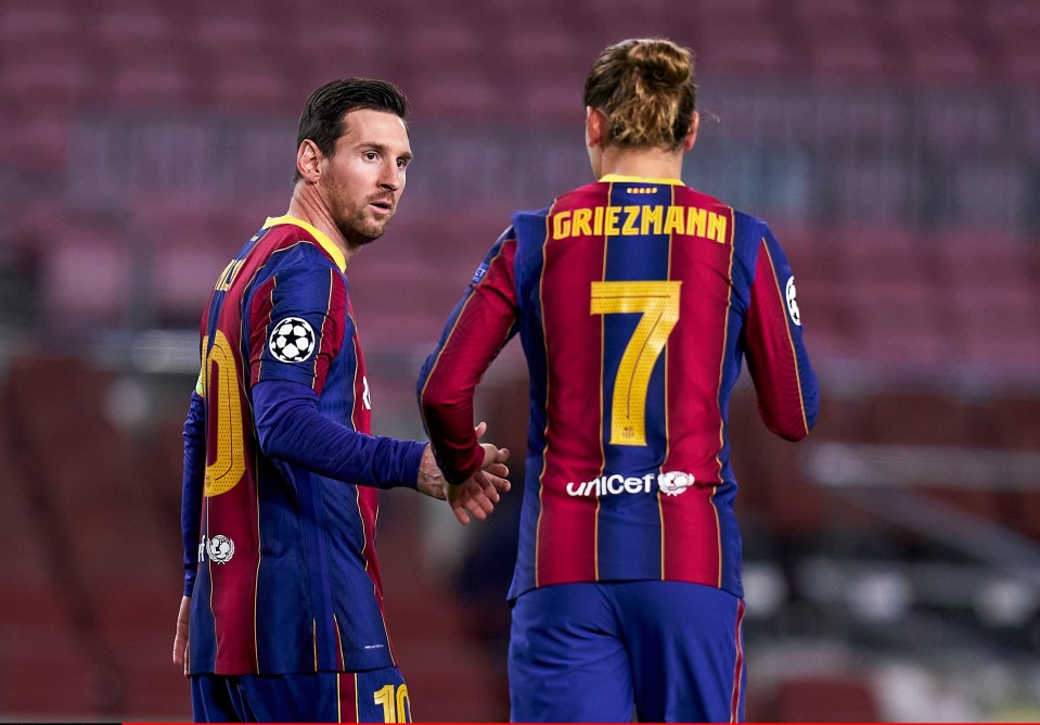 Rumours persist that Messi and Griezmann have not seen eye to eye since the Frenchman arrived last summer