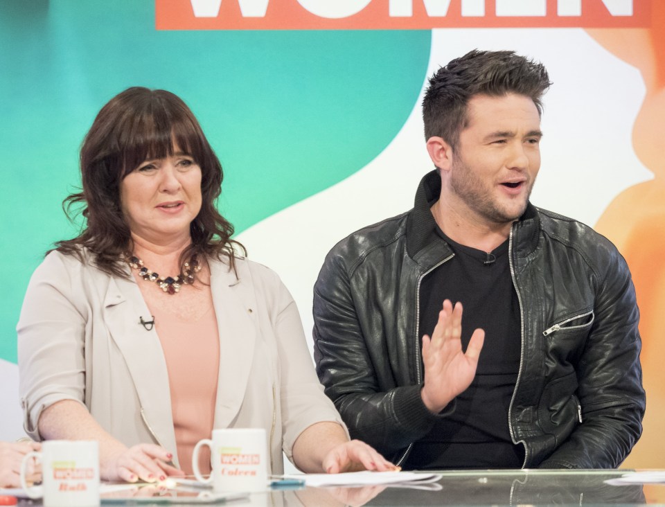 The lad is Shane's son with singer and Loose Women star Coleen Nolan