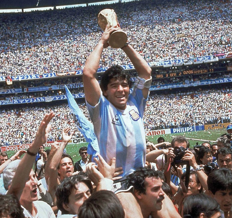 Maradona's greatness almost single-handedly guided Argentina to the 1986 World Cup