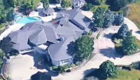 The rapper now lives in a massive estate which has a tennis court and lake