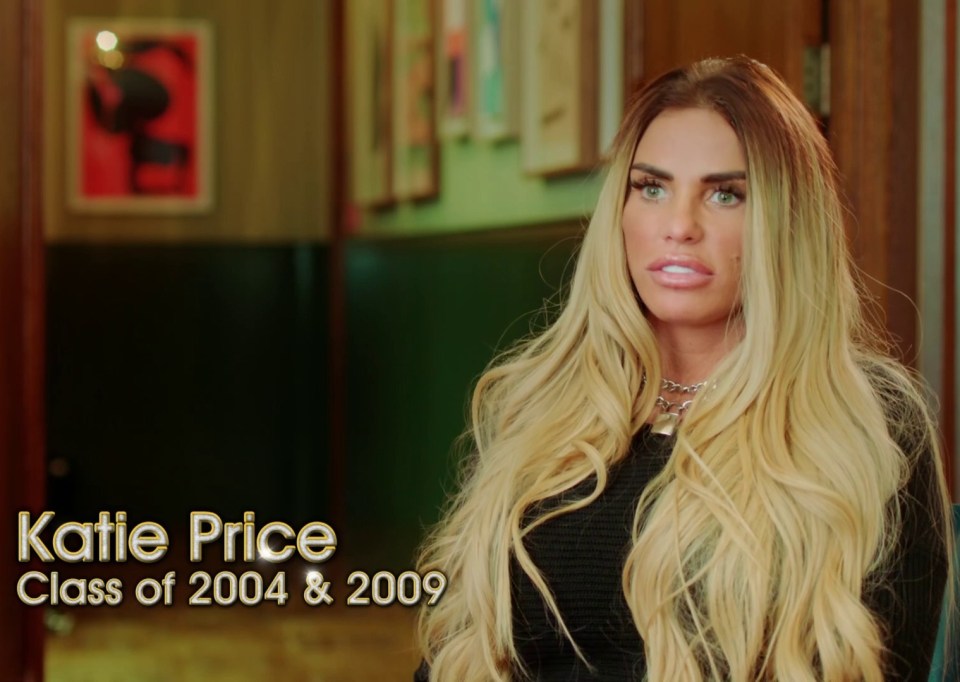 Katie Price spoke about Peter Andre on I'm A Celeb's preview show