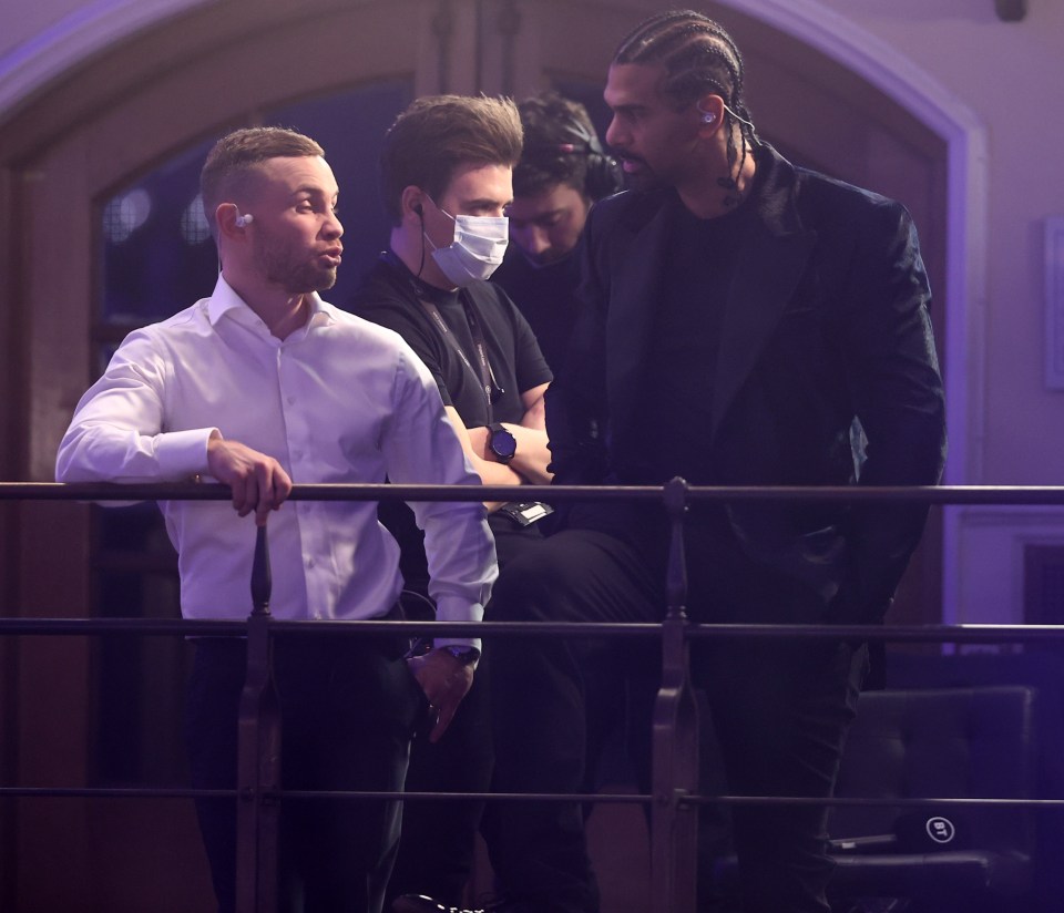 David Haye and Carl Frampton, both former world champions, could not believe how the fight ended