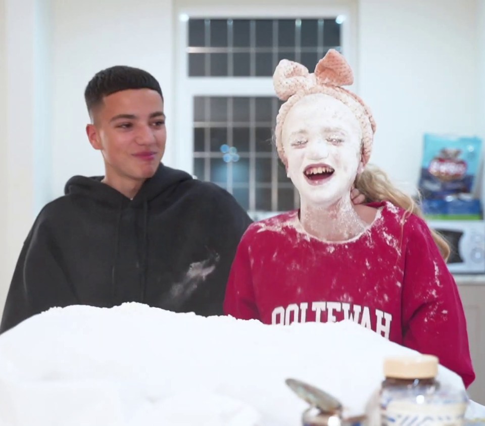 Princess was forced into the flour after getting the first question wrong