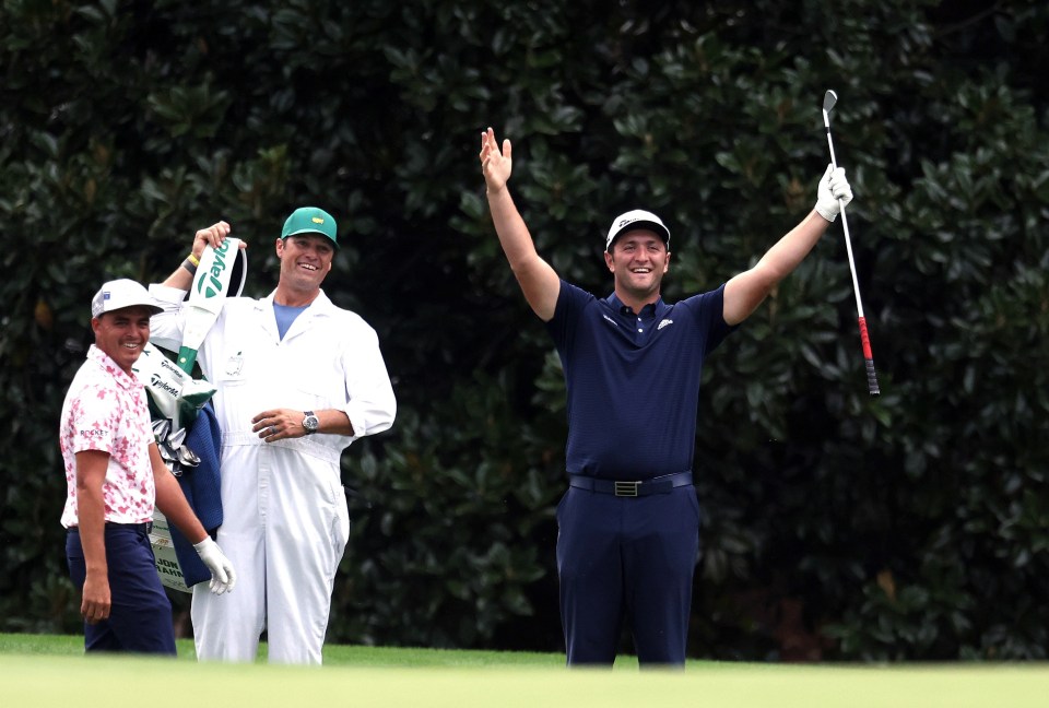 Jon Rahm skipped a delightful hole in one at the 16th in practice for this year's competition