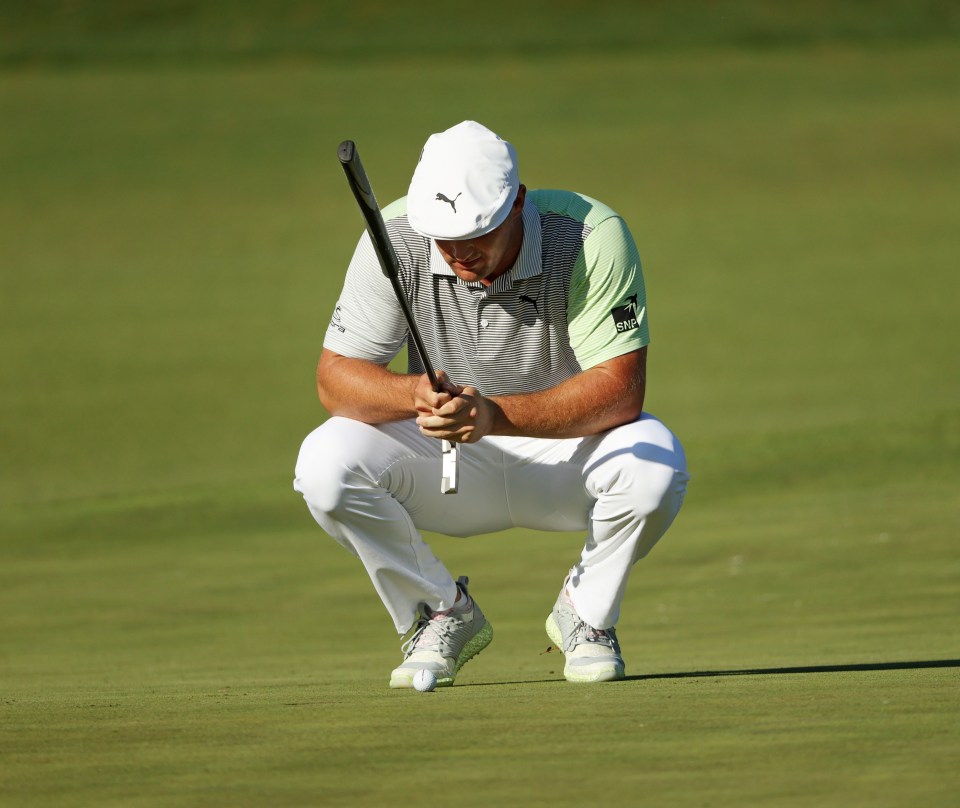 Bryson DeChambeau was expected to bully the Augusta course