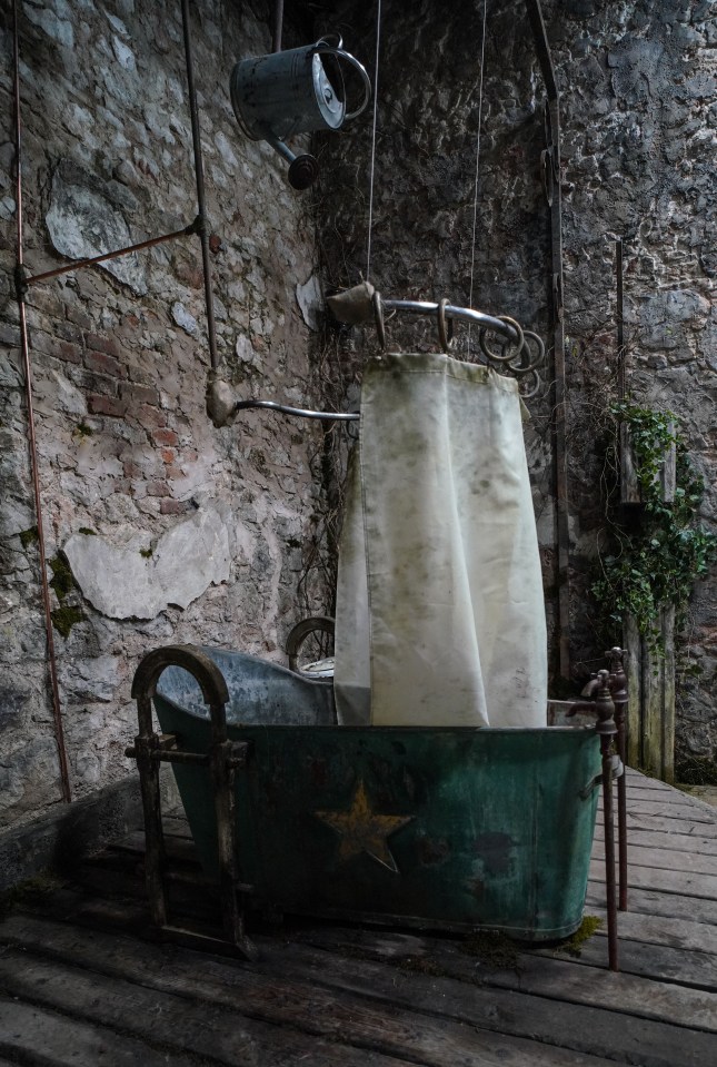 The watering-can mechanism is a world away from the jungle waterfall