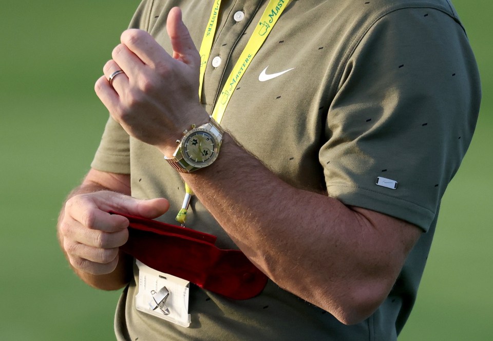 Rory McIlroy's bespoke £30,000 Omega watch