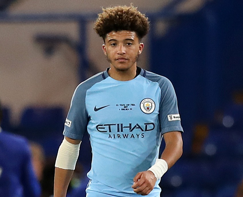 Jadon Sancho was allowed to leave Man City for just £7m in 2017