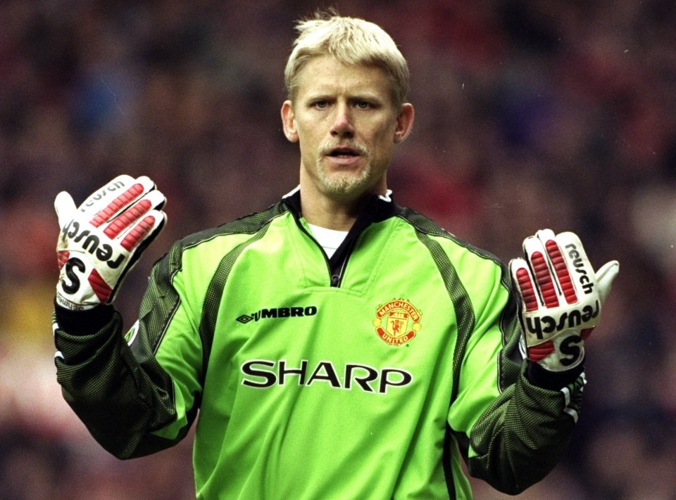 Peter Schmeichel won plenty of trophies at Man Utd including the 1999 Treble