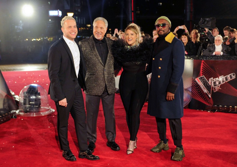 Sir Tom Jones, Olly Murs, Meghan Trainor and Will.i.am will have to pick who goes into the final instead of the audience