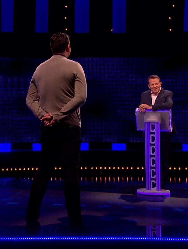 The Chase quizzer Nathan towered over host Bradley Walsh tonight