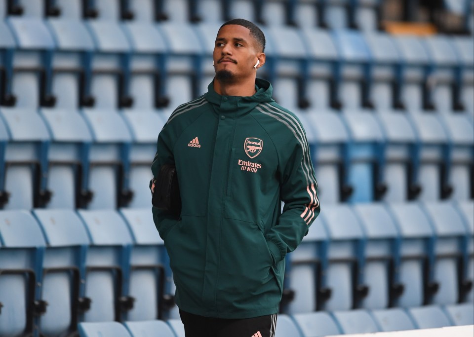 William Saliba is willing to give up £90k-a-month to quit Arsenal in January