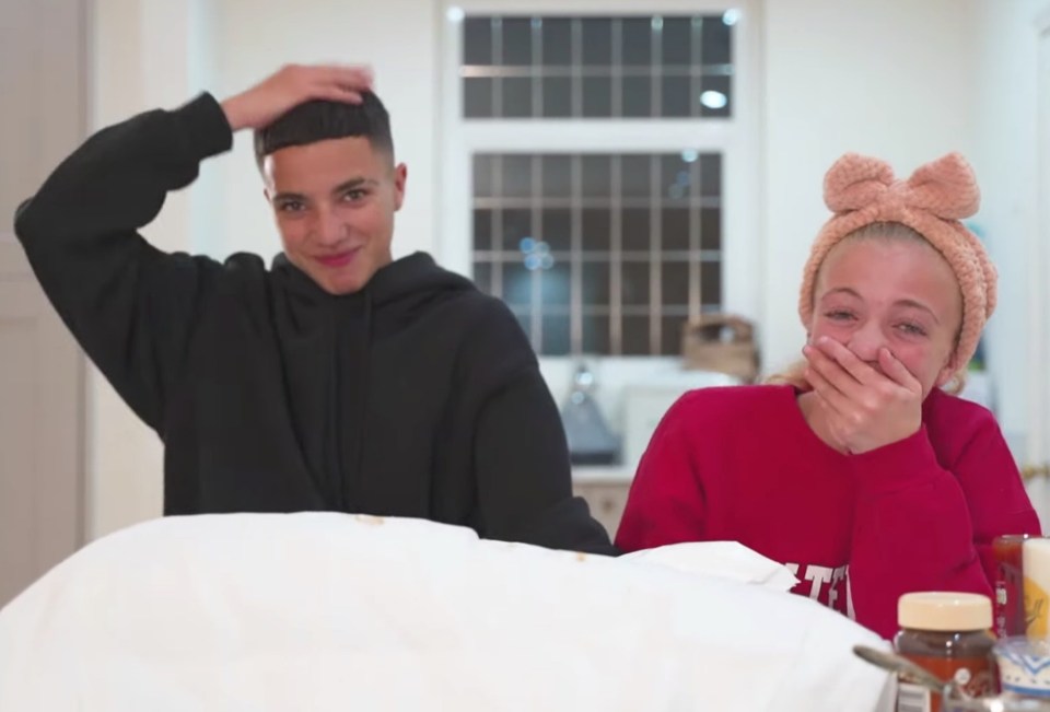 Peter Andre's son Junior farted during his sister's YouTube video