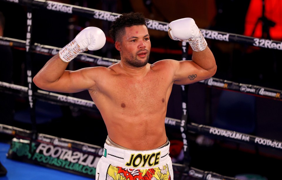 Joe Joyce has his eyes on a world title after stopping Daniel Dubois in the tenth round on Saturday night