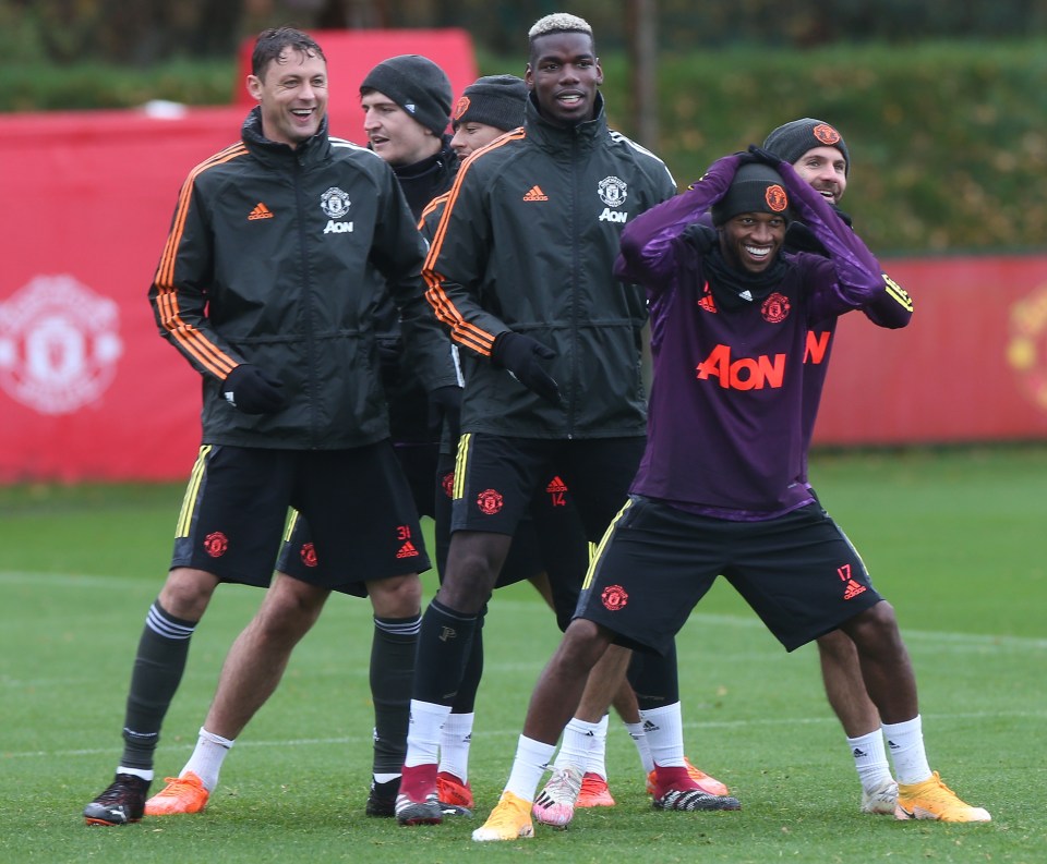 United held a training session at Carrington before their flight