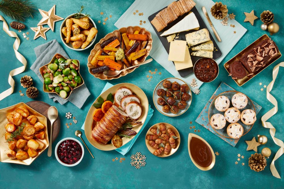 Morrisons' Christmas dinner box is big on cheese