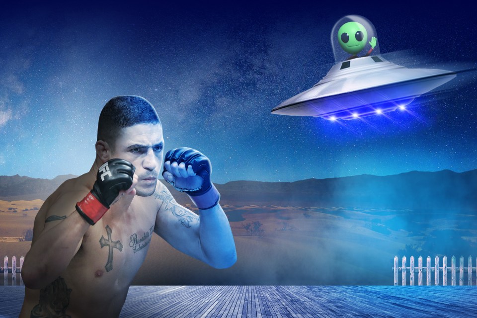 UFC star Diego Sanchez claims to have been visited by a UFO