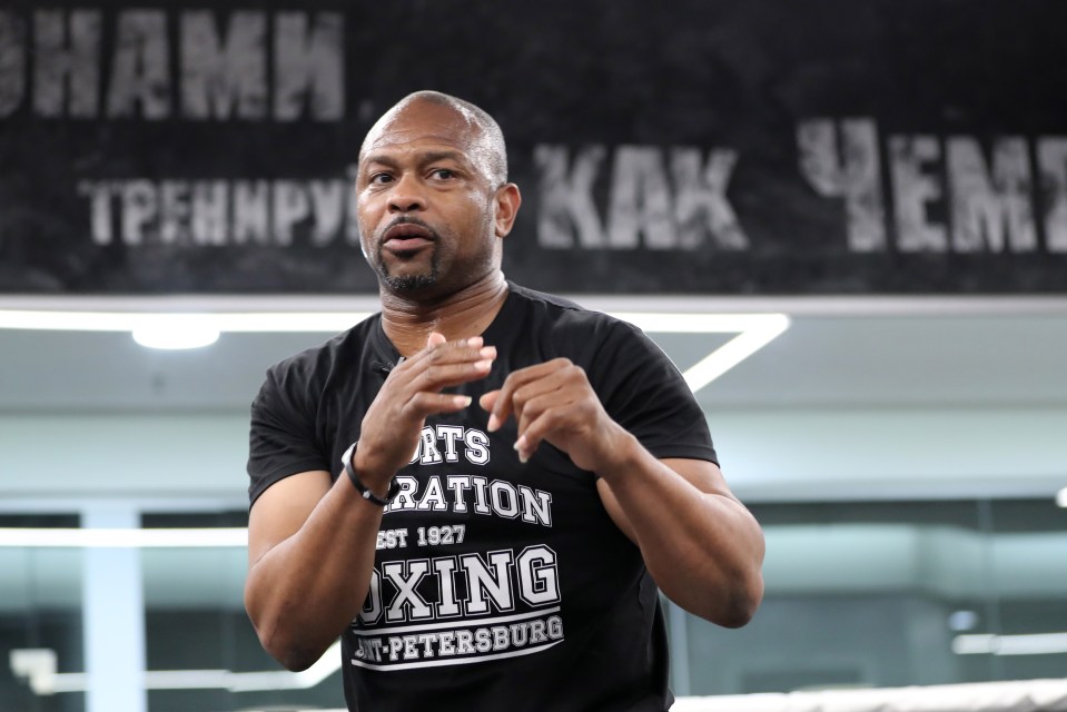 Tyson faces Roy Jones Jr in an exhibition bout at the Staples Center in Los Angeles