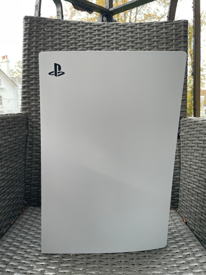 Sony's mammoth PlayStation 4 stands at well over a foot tall