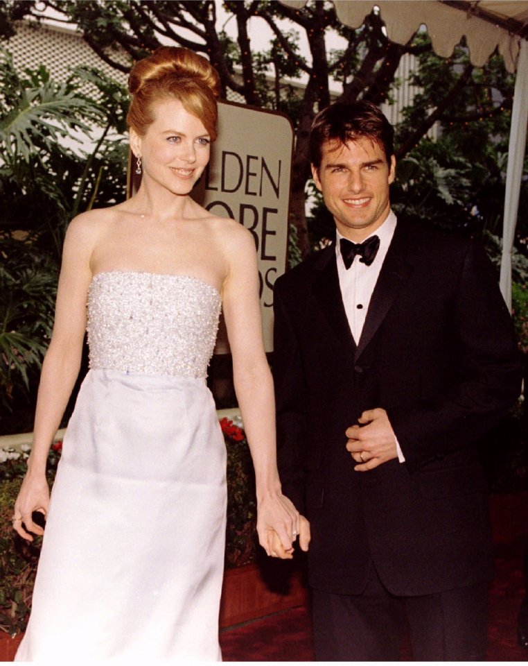 Nicole with ex husband Tom Cruise in 1996