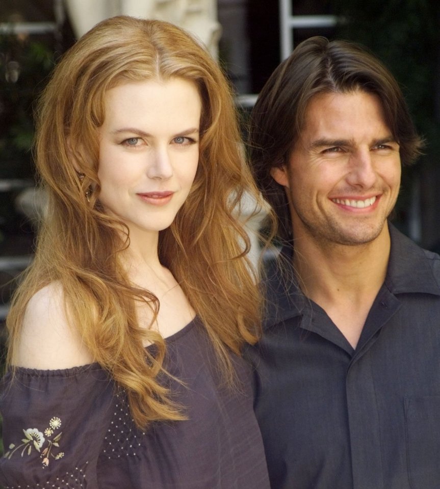 Redhead Nicole with ex husband Tom Cruise in 1999