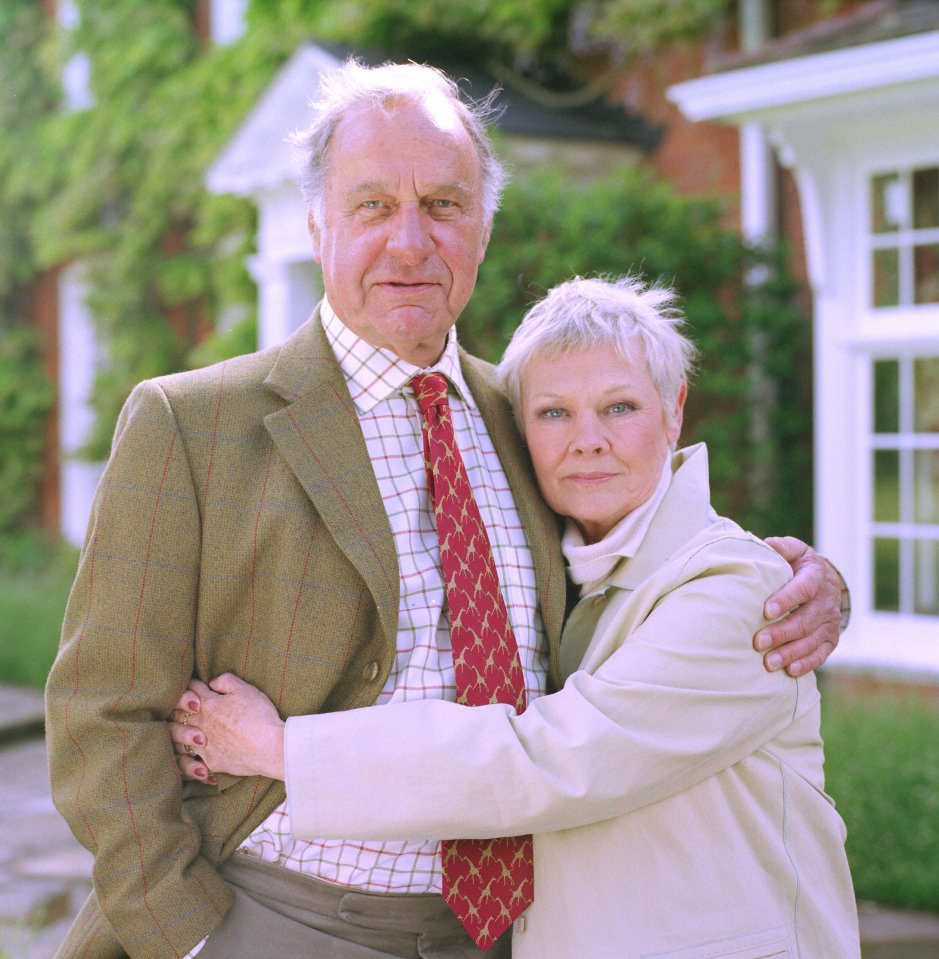 Geoffrey Palmer with his As Time Goes By co-star Dame Judi Dench