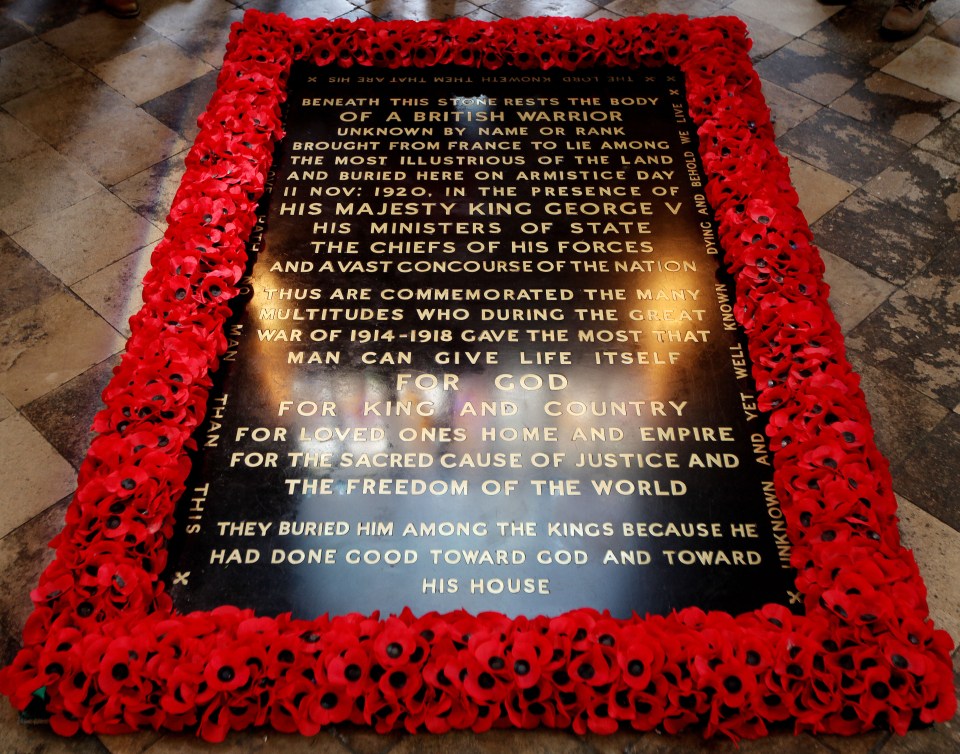 The Queen marked 100 years since the burial of the Unknown Soldier