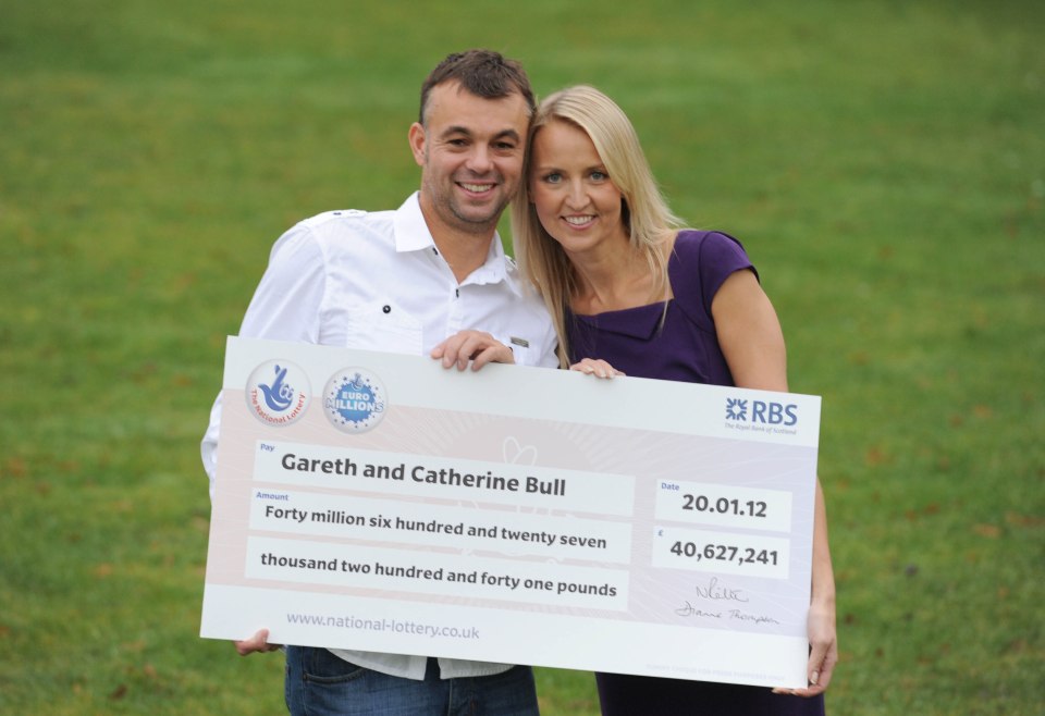 Gareth won the Euro-Millions jackpot with wife Catherine in 2012 but they split in 2017