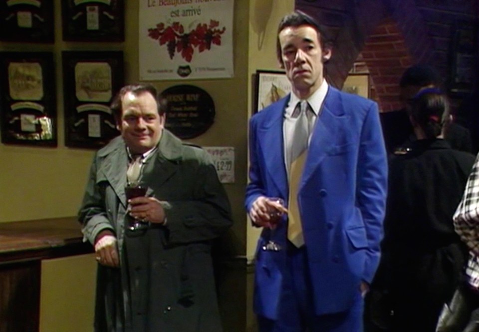 The scene shows Jason's character 'Del Boy' asking Trigger how to woo 'modern Euro-birds' and is often voted funniest-ever