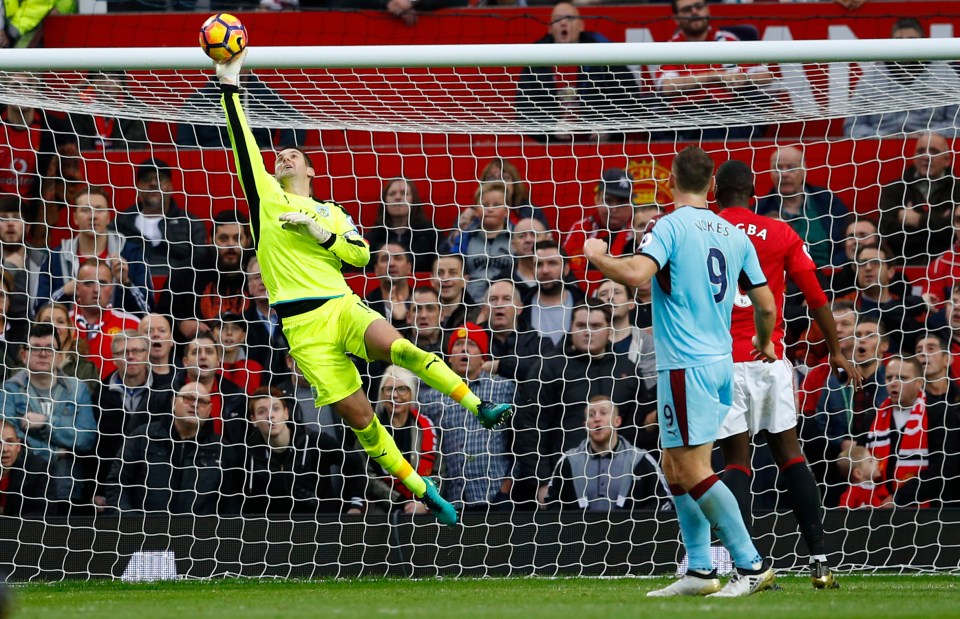 Tom Heaton has enjoyed some good performances against his former club